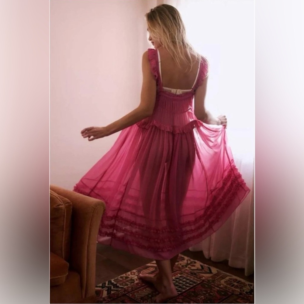 Free People Moon Phase Midi Slip - Picture 2 of 9